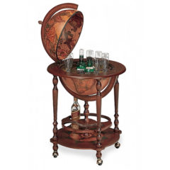 globe bar on wheels