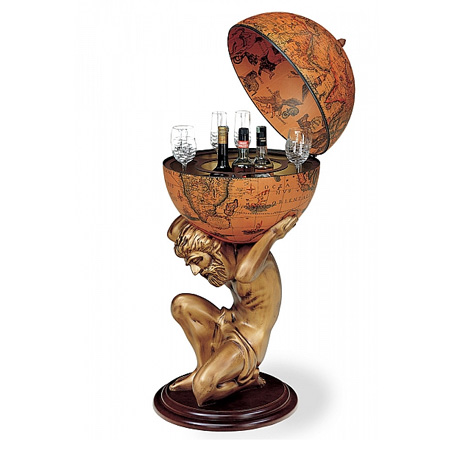 historic bar globe 'atlas'